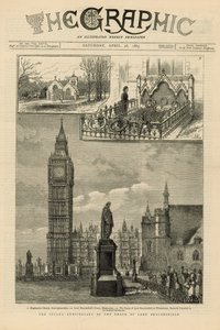 Der zweite Jahrestag des Todes von Lord Beaconsfield