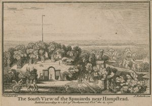 Die Südansicht der Spaniards bei Hampstead