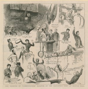 Die Hochzeit von Kommissar Railton der Heilsarmee in der Exeter Hall