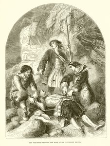 Die Wracker plündern den Körper von Sir Cloudesley Shovell von English School