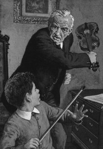 Der junge Sir John Barbirolli, kurz davor, von seinem Großvater eine Geige über den Kopf geschlagen zu bekommen