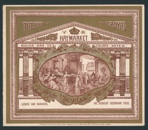 Theatre Royal, Haymarket, London von English School