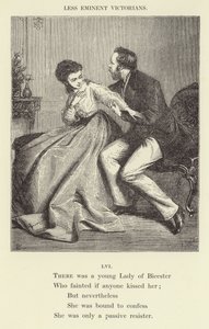 Es war eine junge Dame aus Bicester (Gravur) von English School
