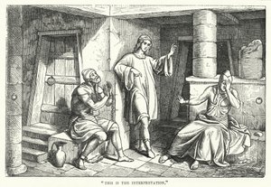 "Das ist die Deutung" (Gravur) von English School