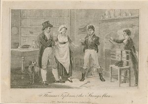 Thomas Topham, der starke Mann von Islington von English School