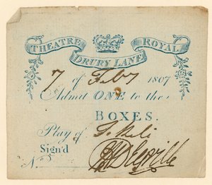 Ticket für Drury Lane Theatre, London von English School