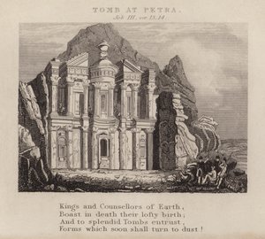 Grab in Petra, Hiob III, Vers 13