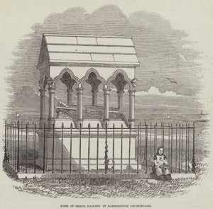 Grab von Grace Darling auf dem Kirchhof von Bamborough von English School