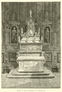 Grab von San Domenico in Bologna (Stich)