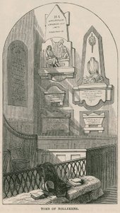 Grab des Künstlers Joseph Nollekens, Paddington Church, London