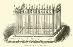 Grab des Reverend John Hunt von English School