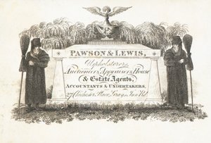 Handelskarte, Pawson & Lewis von English School