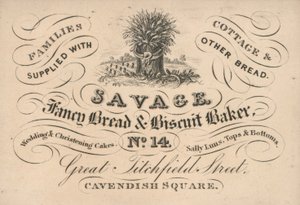 Visitenkarte, Savage von English School