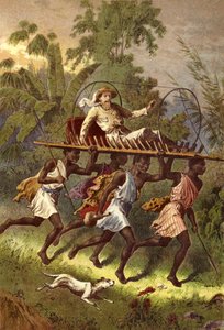 Reisen auf einer Sänfte von English School