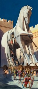 Trojanisches Pferd von English School