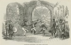 Zwölfte Nacht Unterhaltung im Hanwell Lunatic Asylum von English School