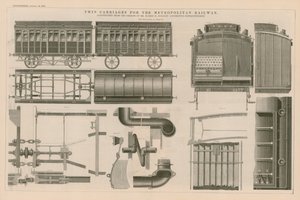 Doppelwagen für die Metropolitan Railway von English School
