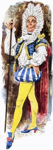 Unbekannter Dandy des 18. Jahrhunderts