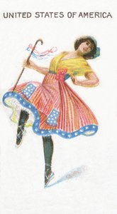 Vereinigte Staaten von Amerika, Zigarettenkarte, 1915