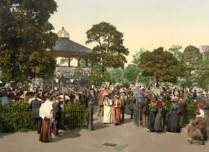 Valley Gardens, Harrogate, veröffentlicht 1900 von English School