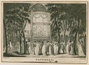Vauxhall-Gärten, London von English School