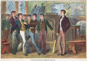 Victor wurde sofort von den Jungen ergriffen von English School