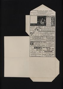 Viktorianische Halfpenny-Poststationery von English School