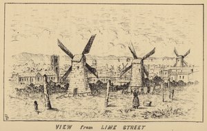 Blick von der Lime Street (Stich)