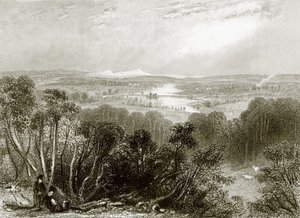 Blick von Pfaffenhofen, nahe Wien von English School