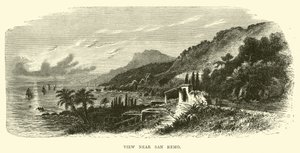 Aussicht in der Nähe von San Remo von English School