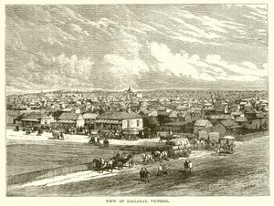 Blick auf Ballarat, Victoria von English School