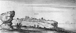 Ansicht von Dover Castle (Kupferstich)