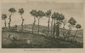 Ansicht von Hampstead vom Primrose Hill von English School