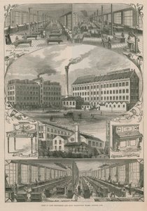 Ansicht der Pianofortefabrik von John Brinsmead und Söhne von English School