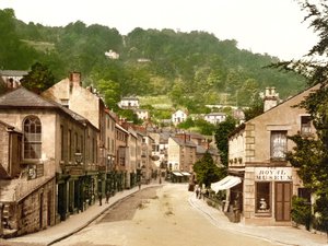 Ansicht von Matlock Bath von English School