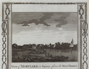 Ansicht von Mortlake von English School