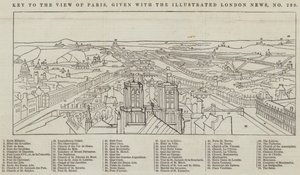 Ansicht von Paris, gegeben mit The Illustrated London News von English School