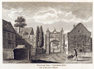 Ansicht des Wincheap-Tors, 1784 von English School