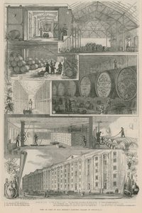 Ansicht eines Teils der Keller von Max Gregers (Limited) in Southwark