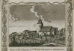 Ansicht der Kirche von St. Pancras