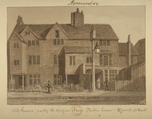 Ansicht des Coopers Arms Inn, Russell Street, 1828 von English School