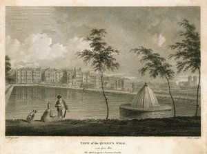 Ansicht des Queens Walk im Green Park