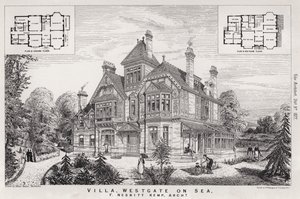 Villa, Westgate on Sea (Gravur) von English School