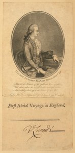 Vincent Lunardi, 1784 von English School