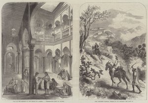 Besuch des Kaisers der Franzosen in Algerien (Stich) von English School