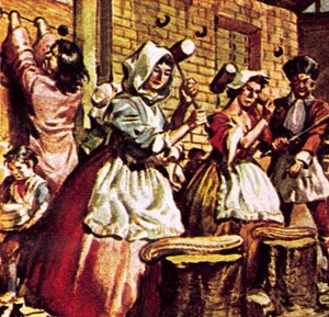 Besuch im Newgate-Gefängnis von English School