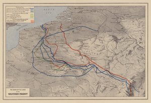 Erster Weltkrieg: Die Hauptkampflinien der Westfront