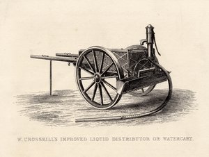 W. Crosskills verbesserter Flüssigkeitsverteiler oder Wasserwagen
