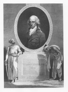 Warren Hastings (Stich) von English School