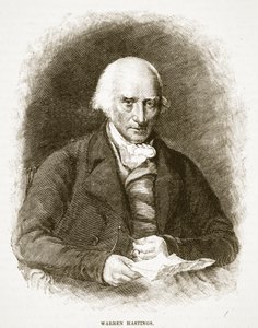 Warren Hastings, Illustration aus Cassells Illustrierter Geschichte Englands